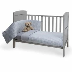 Clair De Lune Dimple Cot/Cot Bed Quilt & Bumper Bedding Set