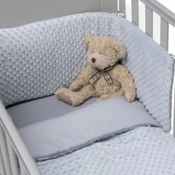 Clair De Lune Dimple Cot/Cot Bed Quilt & Bumper Bedding Set
