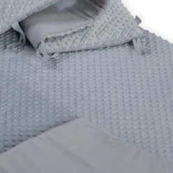 Clair De Lune Dimple Cot/Cot Bed Quilt & Bumper Bedding Set