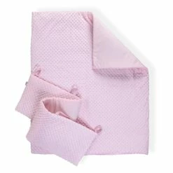 Clair De Lune Dimple Cot/Cot Bed Quilt & Bumper Bedding Set