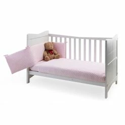 Clair De Lune Dimple Cot/Cot Bed Quilt & Bumper Bedding Set