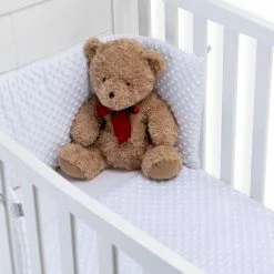 Clair De Lune Dimple Cot/Cot Bed Quilt & Bumper Bedding Set