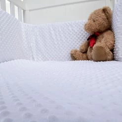 Clair De Lune Dimple Cot/Cot Bed Quilt & Bumper Bedding Set