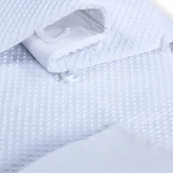 Clair De Lune Dimple Cot/Cot Bed Quilt & Bumper Bedding Set