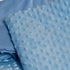 Clair De Lune Dimple Crib/Cradle Quilt & Bumper Bedding Set