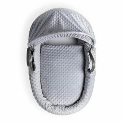 Clair De Lune Dimple Grey Wicker Moses Basket Moses Baskets & Stands