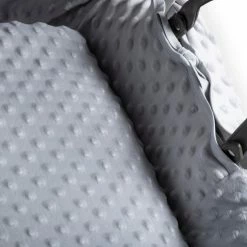 Clair De Lune Dimple Grey Wicker Moses Basket Moses Baskets & Stands