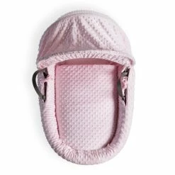 Clair De Lune Dimple Grey Wicker Moses Basket Moses Baskets & Stands