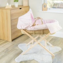 Clair De Lune Dimple Palm Moses Basket Moses Baskets & Stands