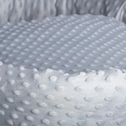 Clair De Lune Dimple White Wicker Moses Basket