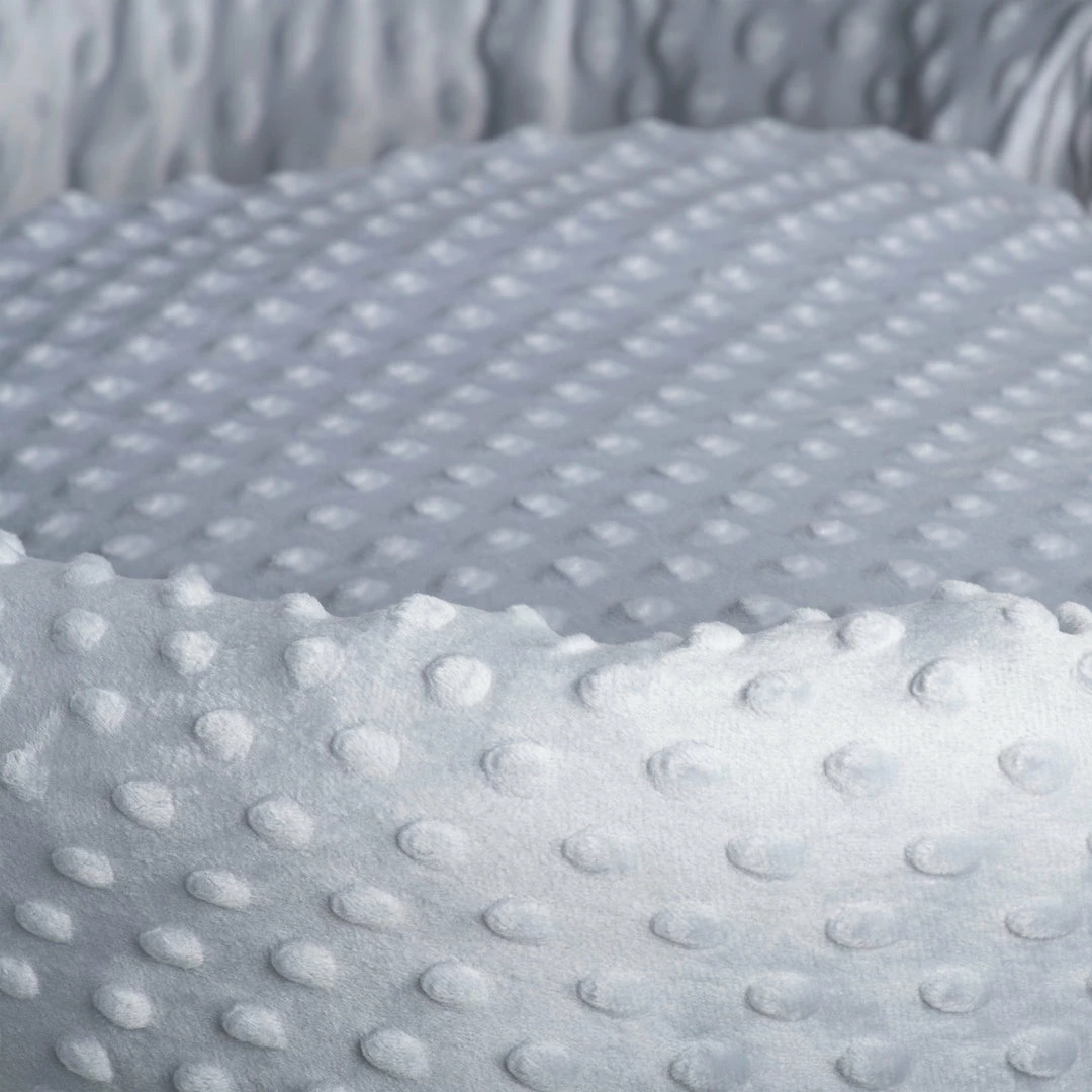 Clair De Lune Dimple White Wicker Moses Basket