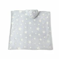 Komfies By Clair De Lune Dressing Gowns & Ponchos Komfies Star Glow In The Dark Poncho (18 Months - 3 Years)