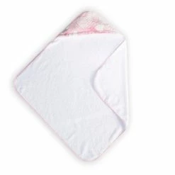 Clair De Lune Heart Fleece Hooded Towel Bathing & Feeding