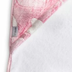 Clair De Lune Heart Fleece Hooded Towel Bathing & Feeding