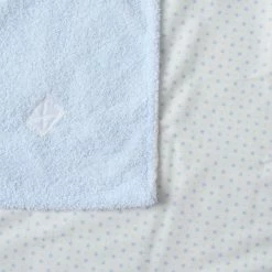 Clair De Lune Cosy Blankets Little Bear Hooded Blanket In Blue