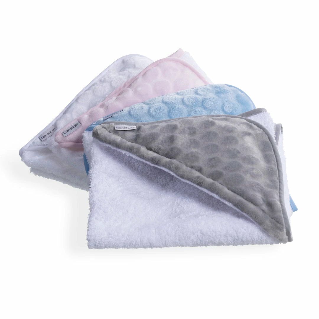 Clair De Lune Bathing & Feeding Marshmallow Hooded Towel