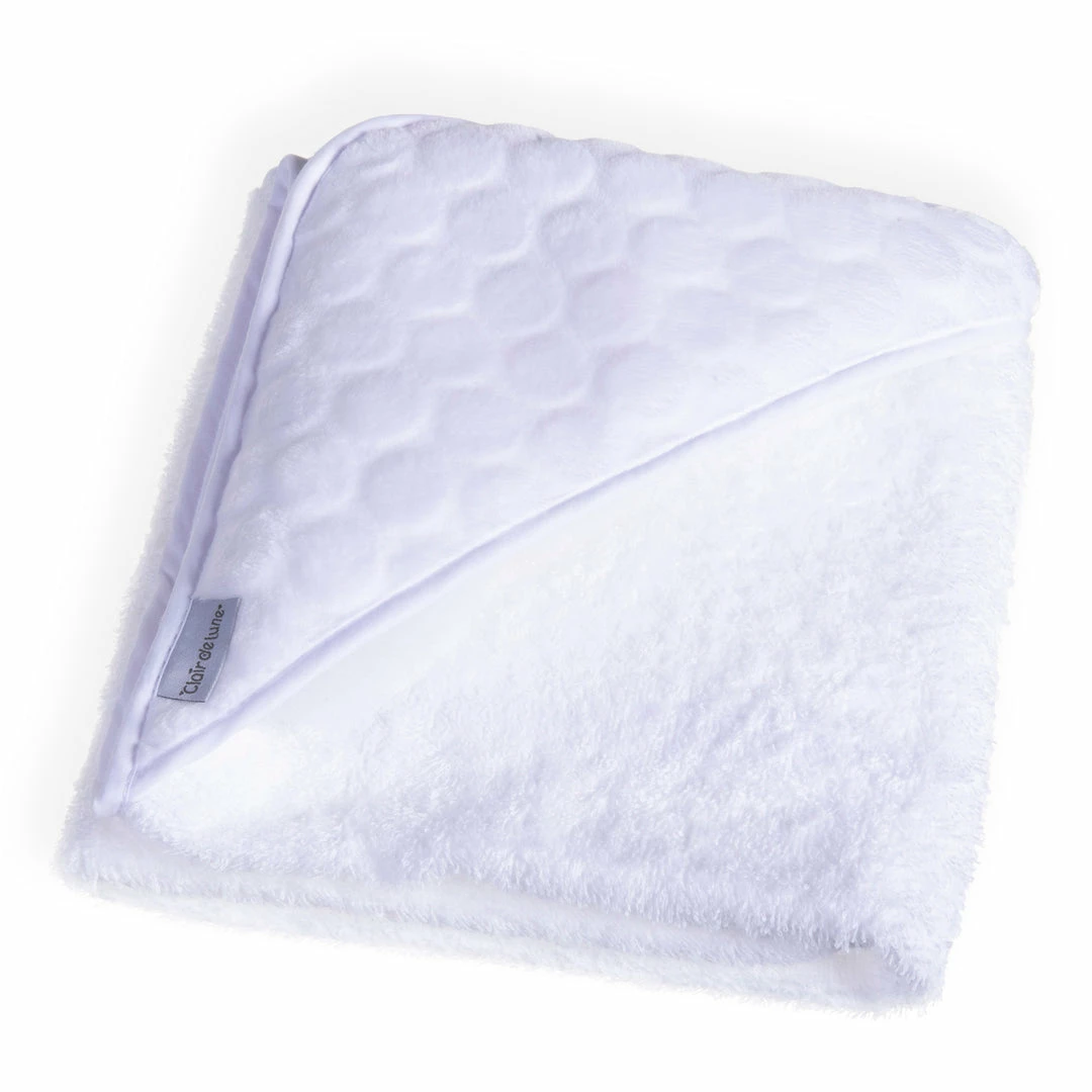 Clair De Lune Bathing & Feeding Marshmallow Hooded Towel