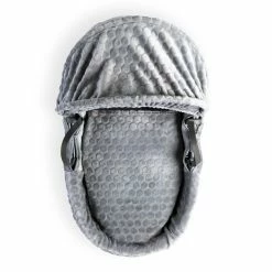 Clair De Lune Marshmallow Grey Wicker Moses Basket