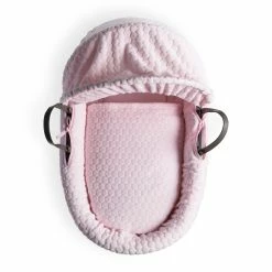 Clair De Lune Marshmallow Grey Wicker Moses Basket