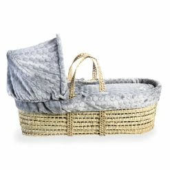 Clair De Lune Marshmallow Palm Moses Basket