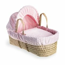 Clair De Lune Marshmallow Palm Moses Basket