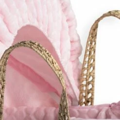 Clair De Lune Marshmallow Palm Moses Basket