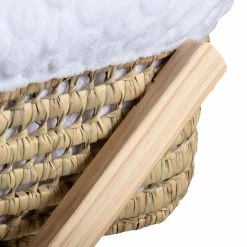Clair De Lune Marshmallow Palm Moses Basket