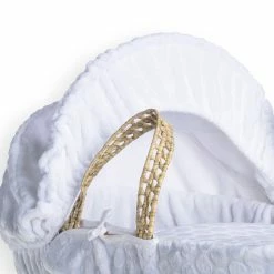 Clair De Lune Marshmallow Palm Moses Basket