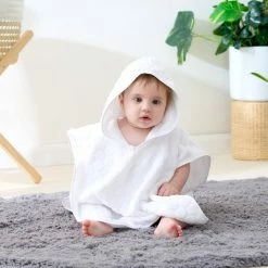 Komfies By Clair De Lune Komfies Marshmallow Toddler Poncho Bathing & Feeding