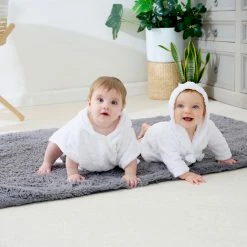 Clair De Lune Komfies Marshmallow Baby Dressing Gown Bathing & Feeding