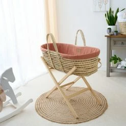 Clair De Lune Moses Baskets & Stands Organic Palm Moses Basket
