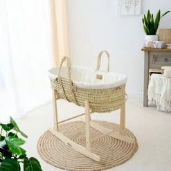 Clair De Lune Moses Baskets & Stands Organic Palm Moses Basket