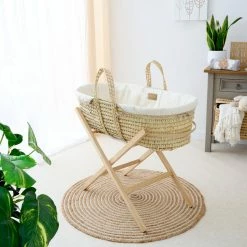 Clair De Lune Moses Baskets & Stands Organic Palm Moses Basket