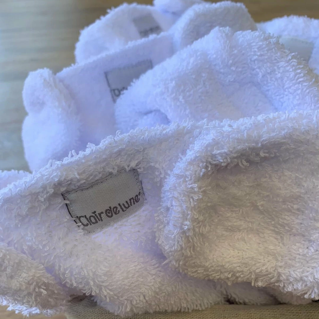 Clair De Lune Reusable Cotton Terry Nappy Set