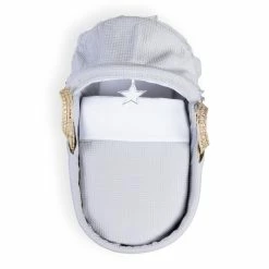 Clair De Lune Moses Baskets & Stands Silver Lining Palm Moses Basket