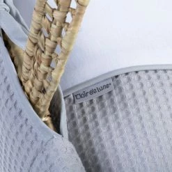 Clair De Lune Moses Baskets & Stands Silver Lining Palm Moses Basket