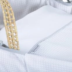 Clair De Lune Moses Baskets & Stands Silver Lining Palm Moses Basket