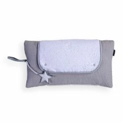 Clair De Lune Bathing & Feeding Silver Lining Roly Poly Travel & Changing Mat®