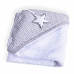 Clair De Lune Silver Lining Hooded Towel