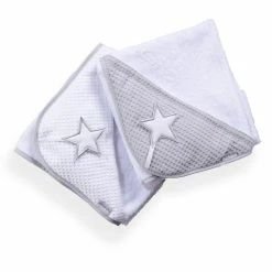 Clair De Lune Silver Lining Hooded Towel