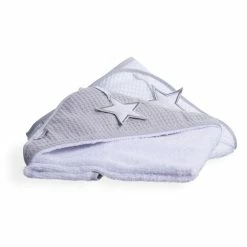 Clair De Lune Silver Lining Hooded Towel