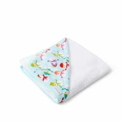 Clair De Lune Winter Snowman Baby Hooded Bath Towel