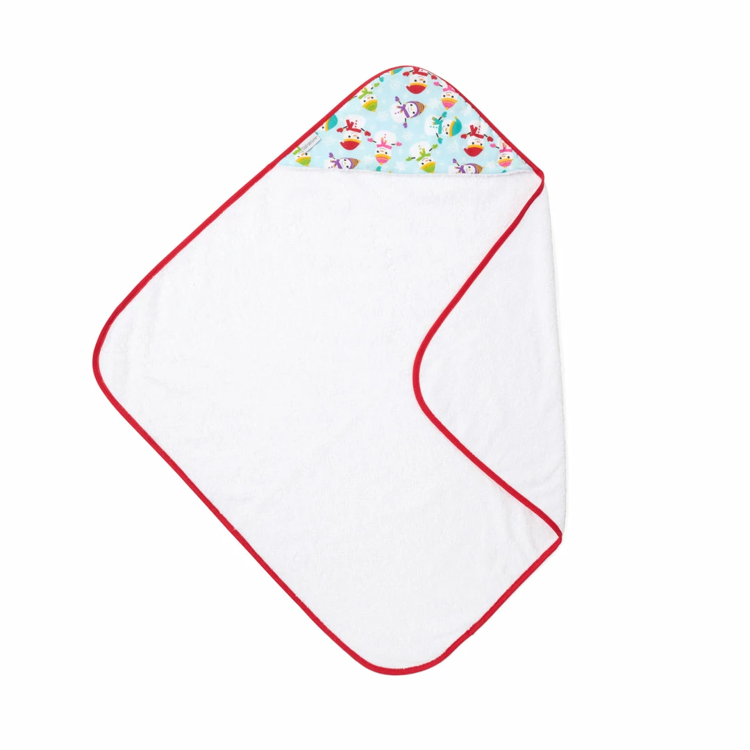 Clair De Lune Winter Snowman Baby Hooded Bath Towel