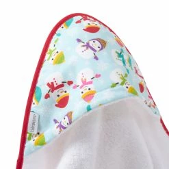 Clair De Lune Winter Snowman Baby Hooded Bath Towel