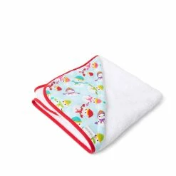 Clair De Lune Winter Snowman Baby Hooded Bath Towel
