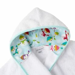 Komfies By Clair De Lune Winter Snowman Towelling Bathrobe Bathing & Feeding