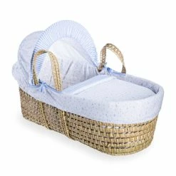 Clair De Lune Stars & Stripes Palm Moses Basket Moses Baskets & Stands