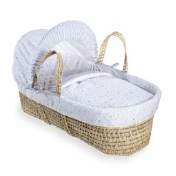 Clair De Lune Stars & Stripes Palm Moses Basket Moses Baskets & Stands