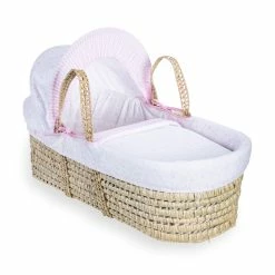 Clair De Lune Stars & Stripes Palm Moses Basket Moses Baskets & Stands