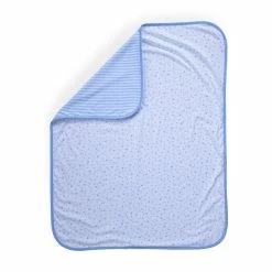 Clair De Lune Stars & Stripes Reversible Baby Blanket Cosy Blankets